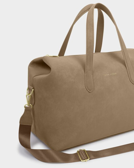 Katie Loxton Milan Cabin Bag Taupe Suedette