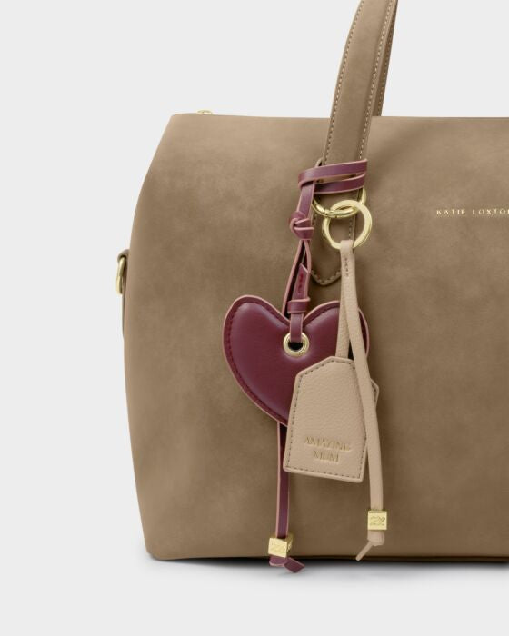 Katie Loxton Milan Cabin Bag Taupe Suedette