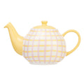 Siip Gingham Teapot Pink 6 Cup