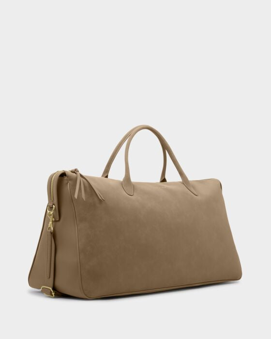 Katie Loxton Ascot Suedette Weekend Bag And Pouch Organiser Taupe Suedette