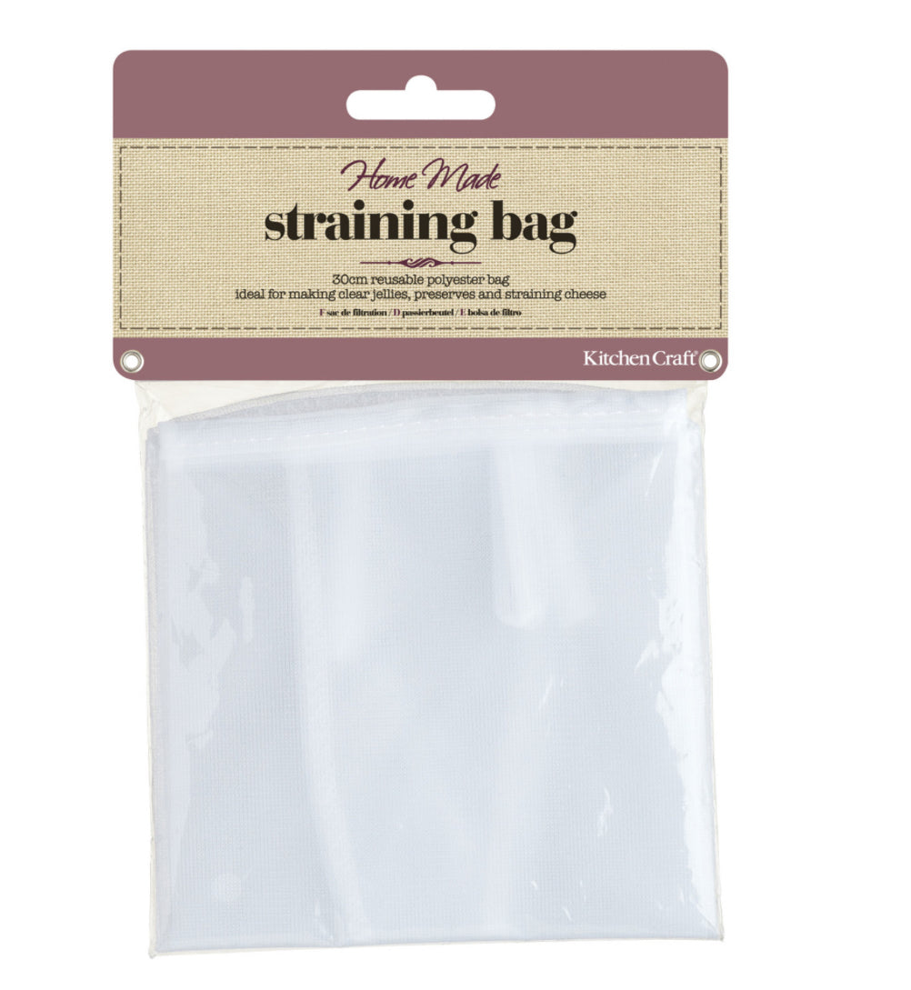 KitchenCraft Home Made Straining Bag Polyester 30cm