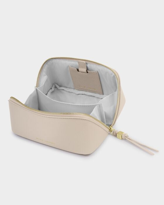 Katie Loxton Fold-Out Mirror Make Up Bag Oyster