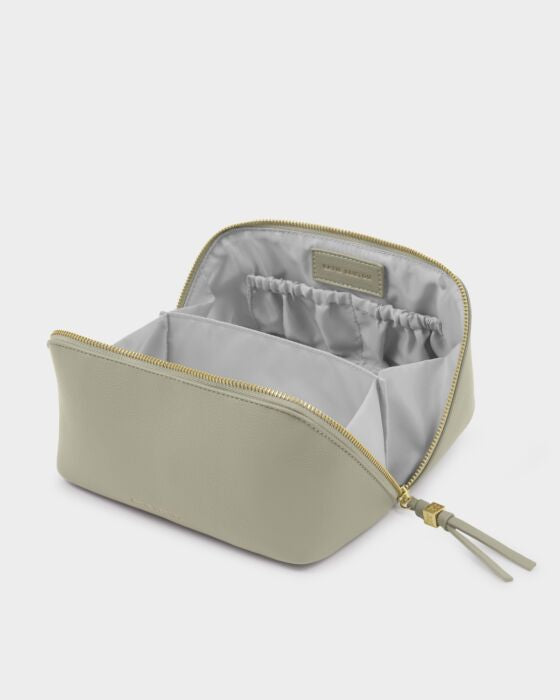 Katie Loxton Soho Medium Make Up/Wash Bag Green Mist