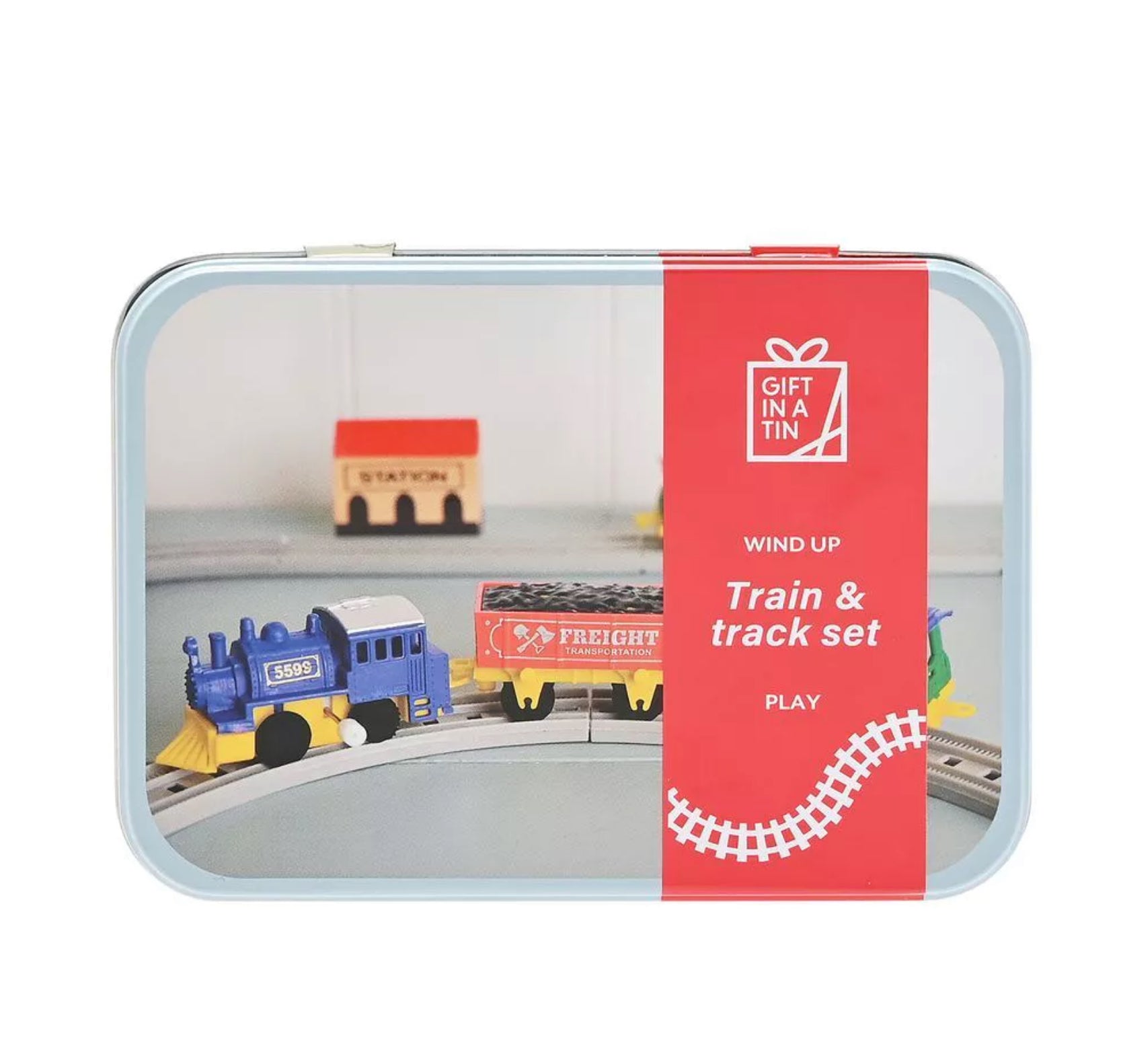 Apple To Pears Gift In A Tin Wind Up Train Set