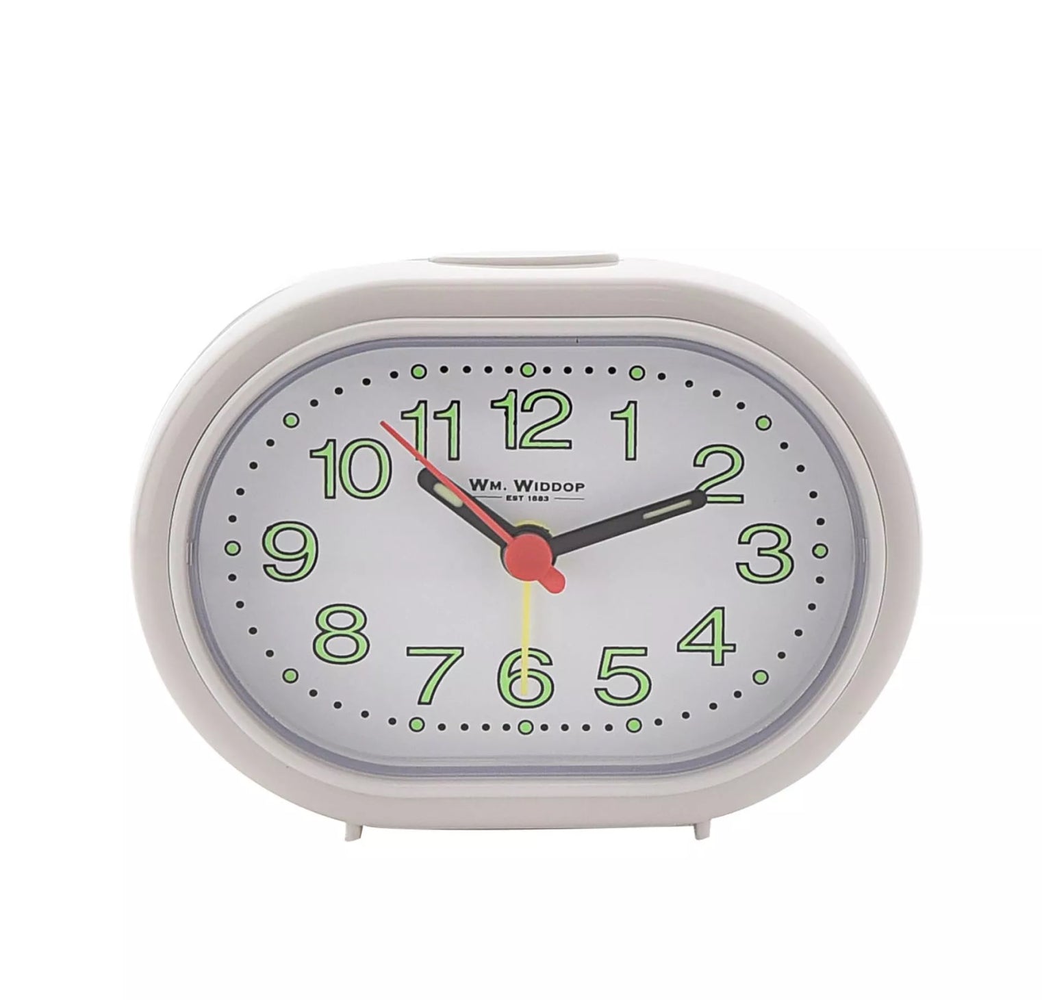 Hometime Alarm Oval Beep Function White
