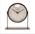 Adjustable Black Alarm Clock 14 cm