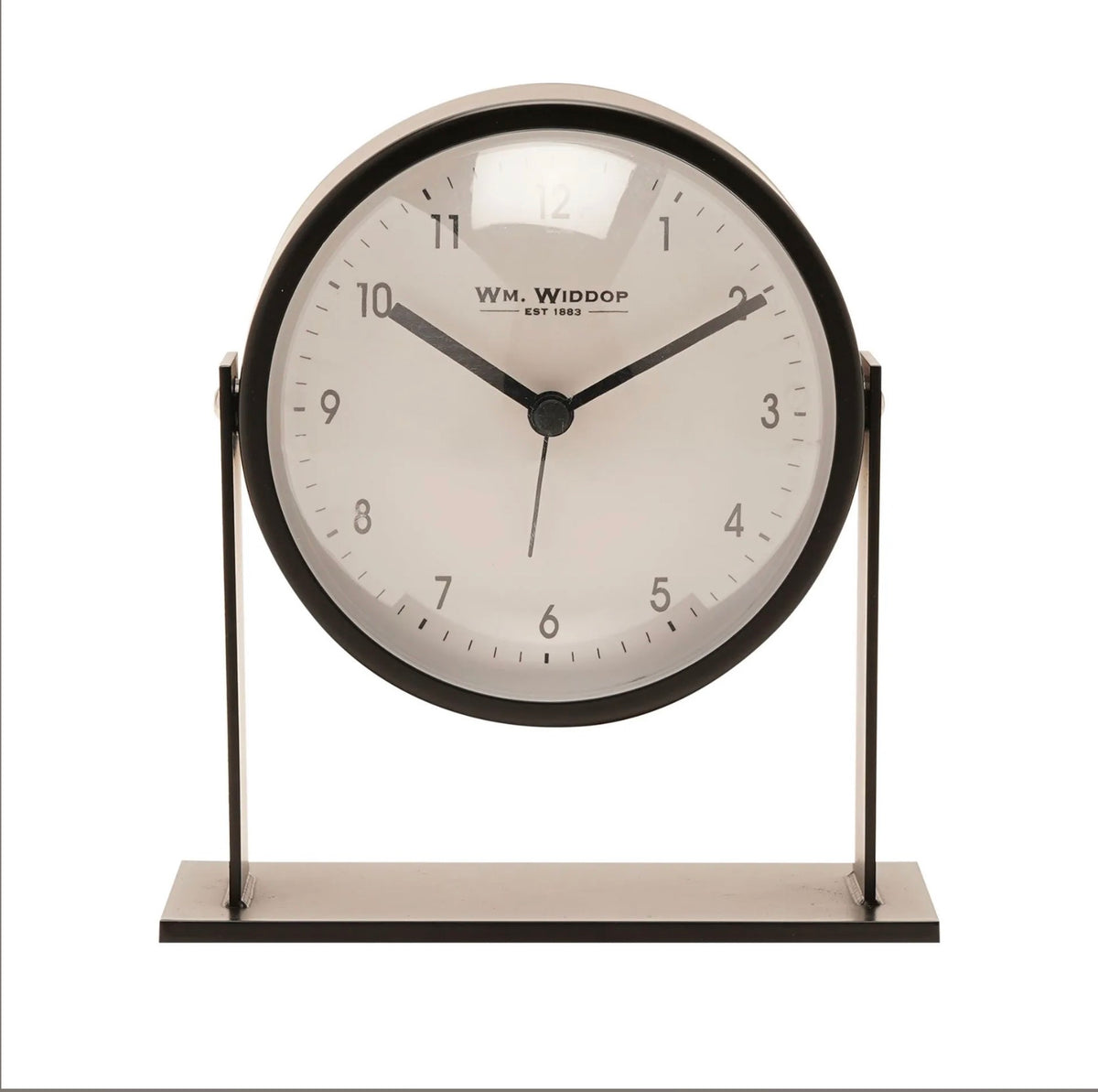 Adjustable Black Alarm Clock 14 cm