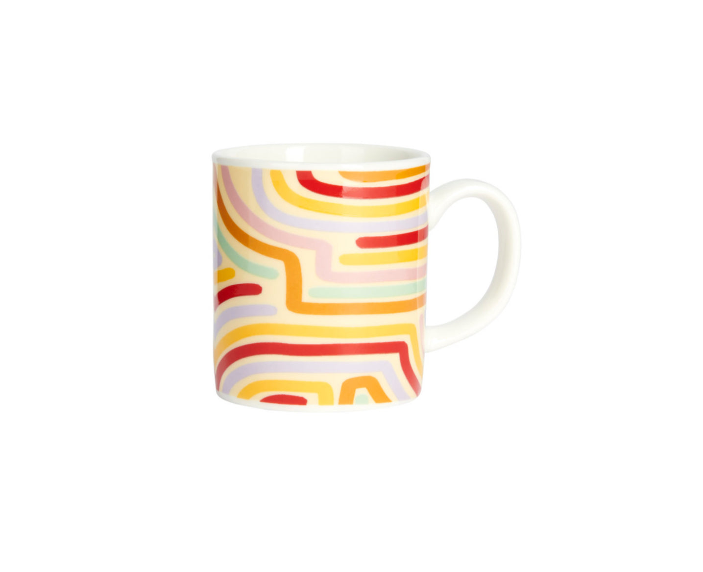 KitchenCraft Espresso Mug porcelain Soleada Abstract