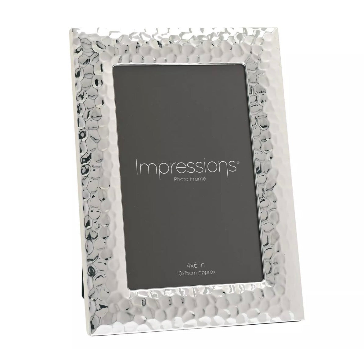 Impressions Silver Plated Textured Photo Frame 5 x 7