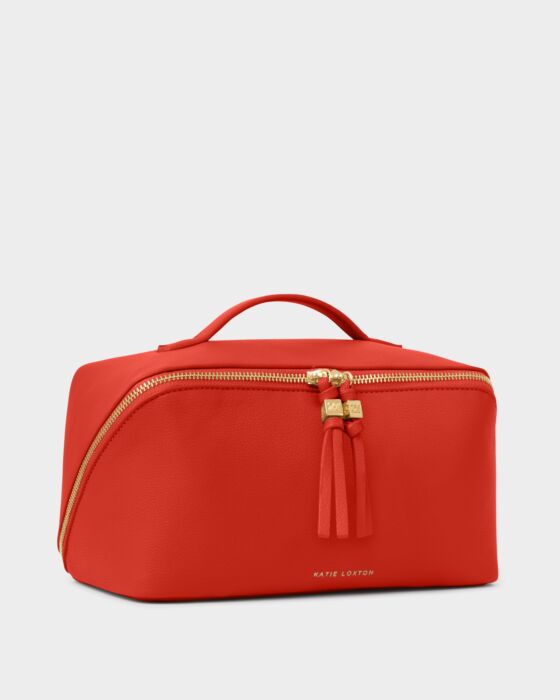 Katie Loxton Soho Large Make Up/Wash Bag Deep Orange