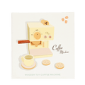 Wooden Toy Coffee Machine Playset