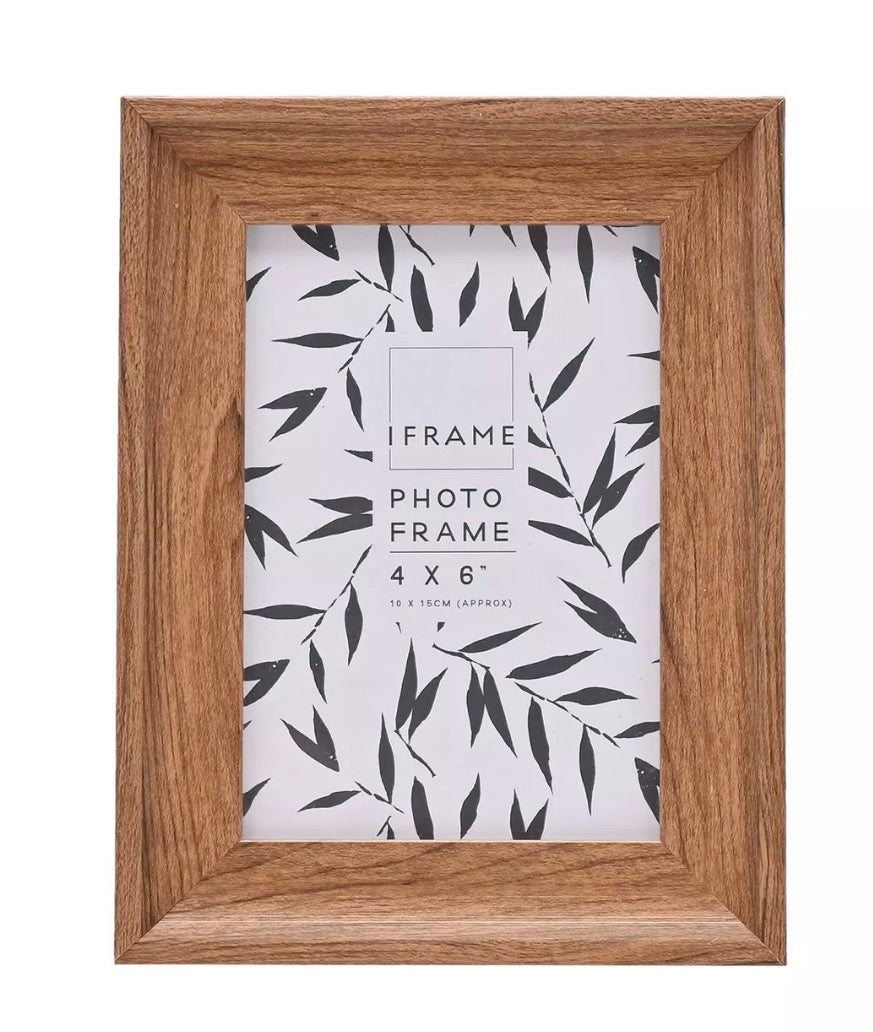 Dark Wood Effect Frame 4 x 6