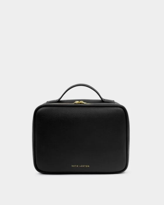 Katie Loxton Hanging Wash Bag Reset Refresh Radiate Renew Black