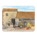 Stowgreen Tuftop Worktop Protector ‘Grey And Gold Fergie’