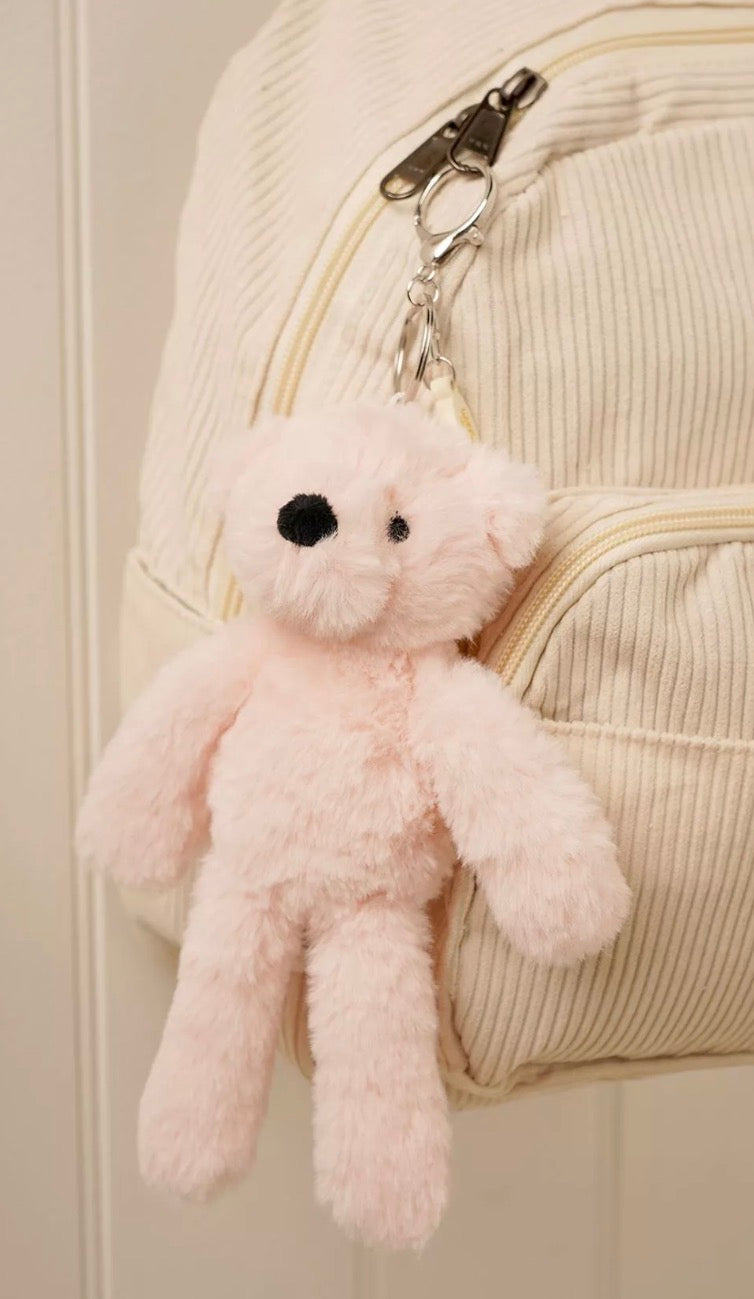 Willow The Plush Light Pink Bear Keyring