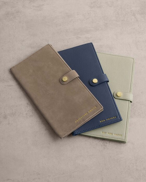 Katie Loxton Travel Wallet Yay For Vacay Green Mist