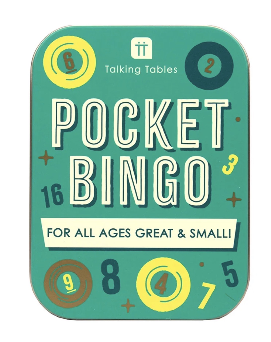 Talking Tables Mini Bingo In A Tin