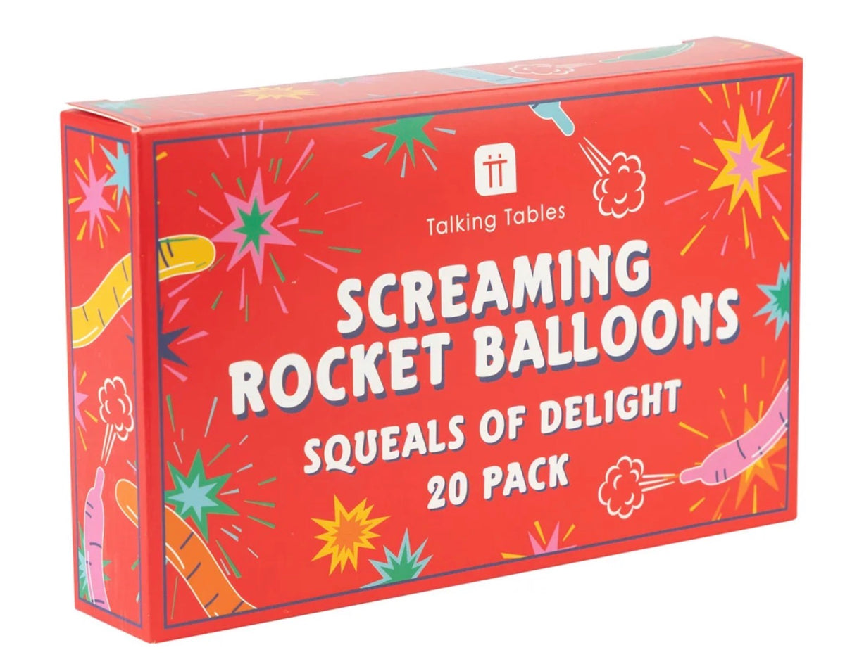 Talking Tables Retro Rocket Balloons 20 Pack