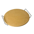 BBQ Pizza Stone With Chrome Stand 13 Inch
