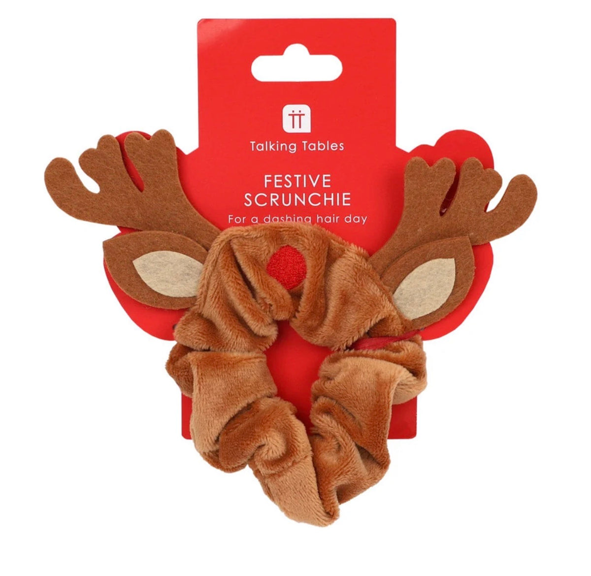Talking Tables Craft With Santa Reindeer Hair Scrunchie