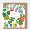 Caroline Gardner Houseplants Lovely New Home Card