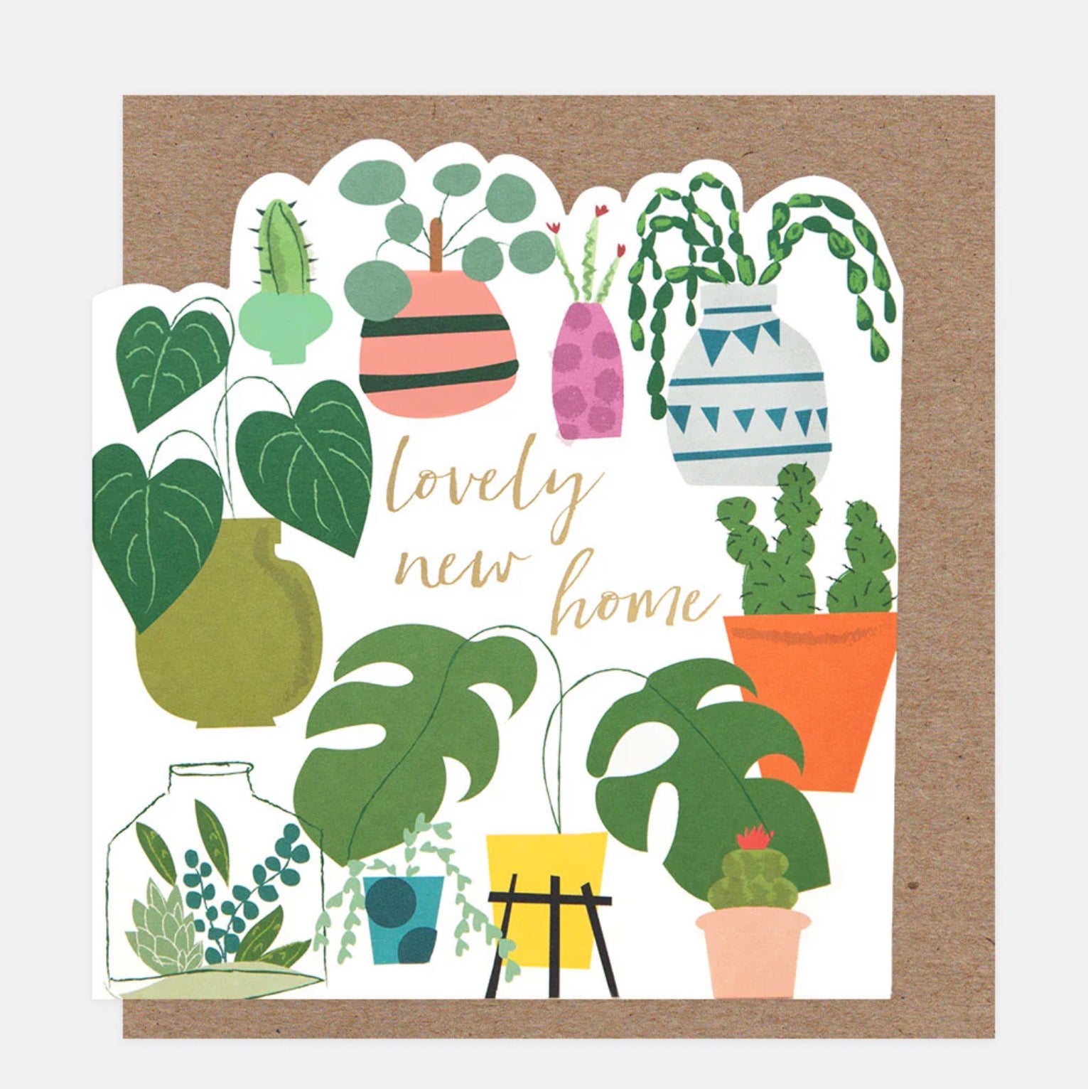 Caroline Gardner Houseplants Lovely New Home Card