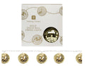 Talking Tables Luxe Disco Ball String Lights Gold 1.6 metres