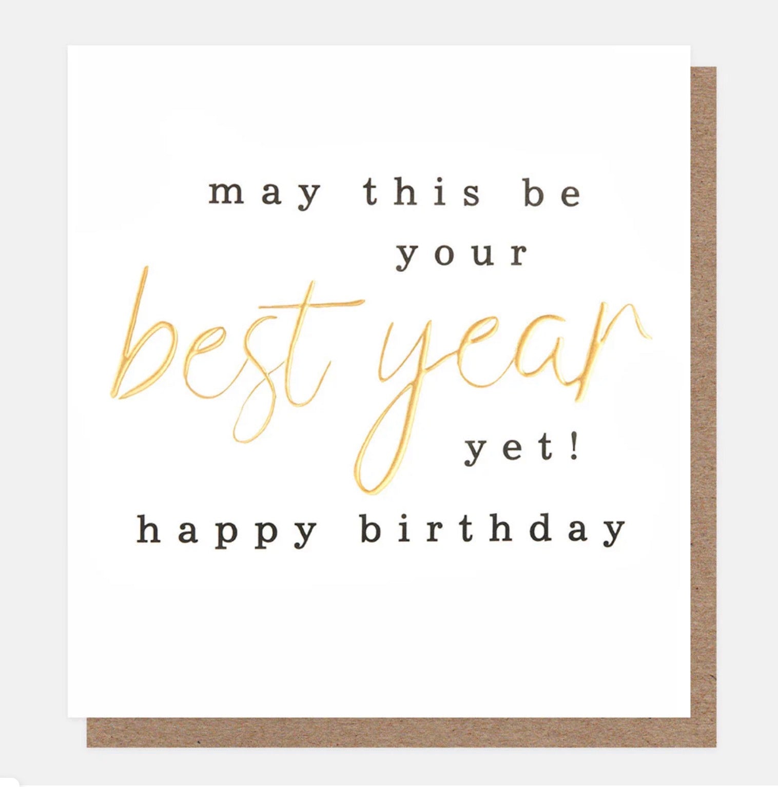 Best Year Yet Birthday Card
