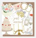 Caroline Gardner Just Married Wedding Card