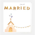 Caroline Gardner Just Married Card