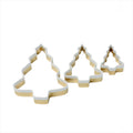 Eddington’s Brass Christmas Tree Cutters Set Of 3 With White Top