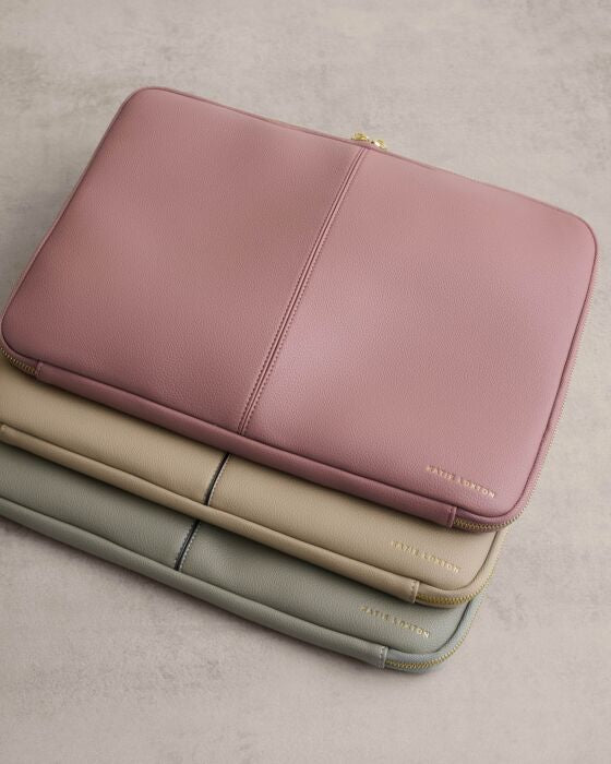 Katie Loxton Folio Laptop Case Deep Rose