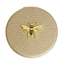 Alice Wheeler Bronze Round Compact Mirror