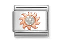 Nomination Composable Classic Link Sun With Glitter