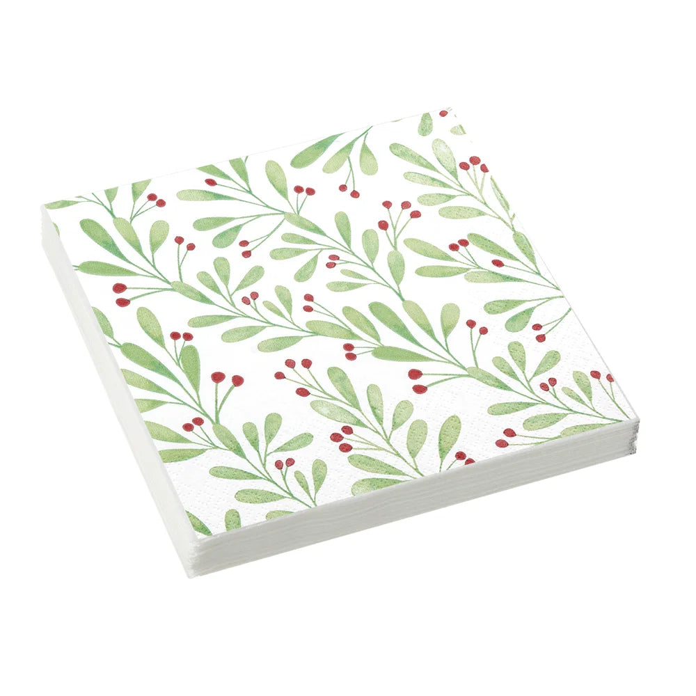 Christmas ‘Berries With Foliage’ Napkins