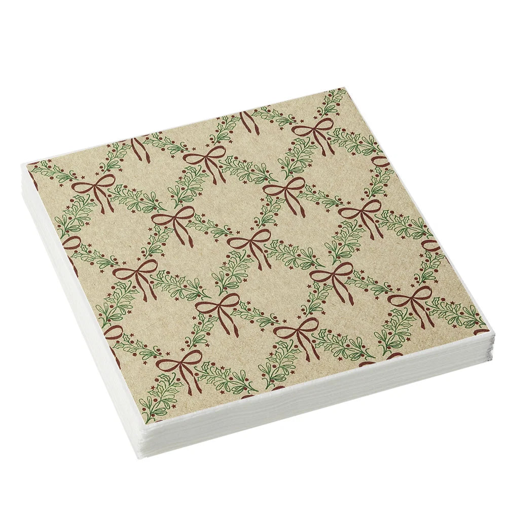 Christmas ‘Madeleine’ Recycled Paper Napkins