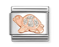 Nomination Composable Classic Link Silver Glitter Turtle 430205/34