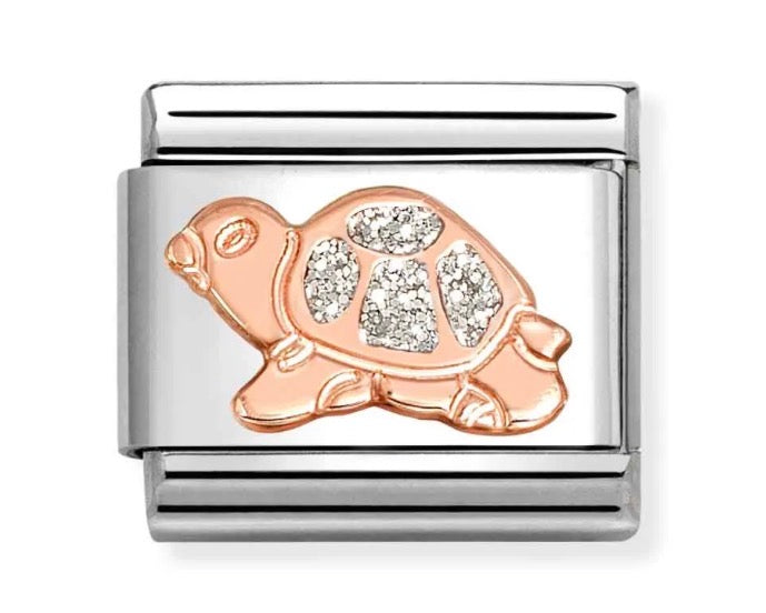 Nomination Composable Classic Link Silver Glitter Turtle 430205/34