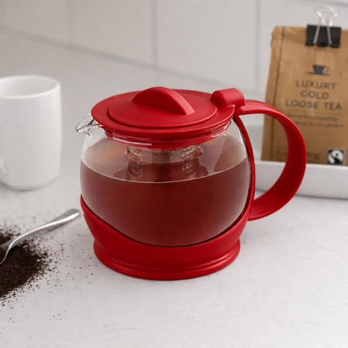 Cafe’ Ole’ Shut Off Infuser Teapot 1.2 Litre