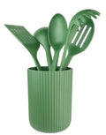 Greenworks 5 Piece Utensil Set & Pot Green