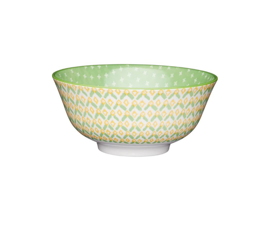KitchenCraft Bowl Ceramic Orange Spotty 16cm