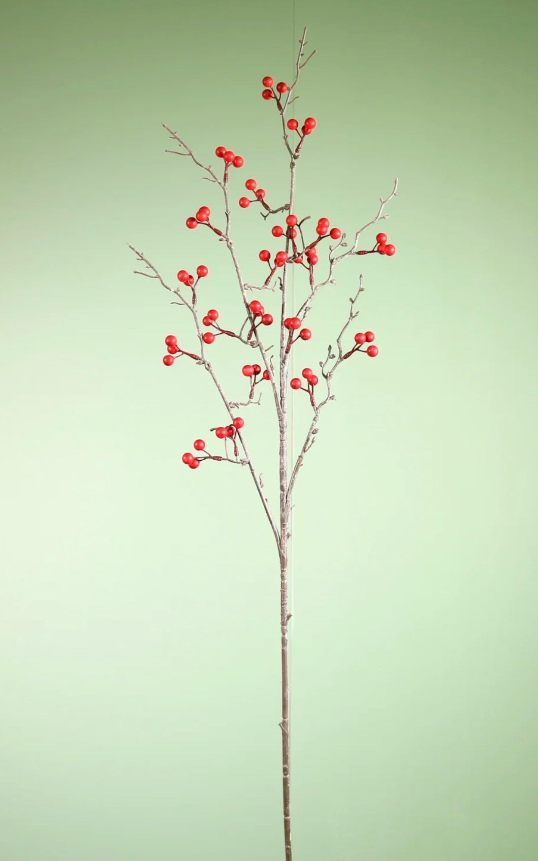 Seasonal Medium Bud Berry Spray Red