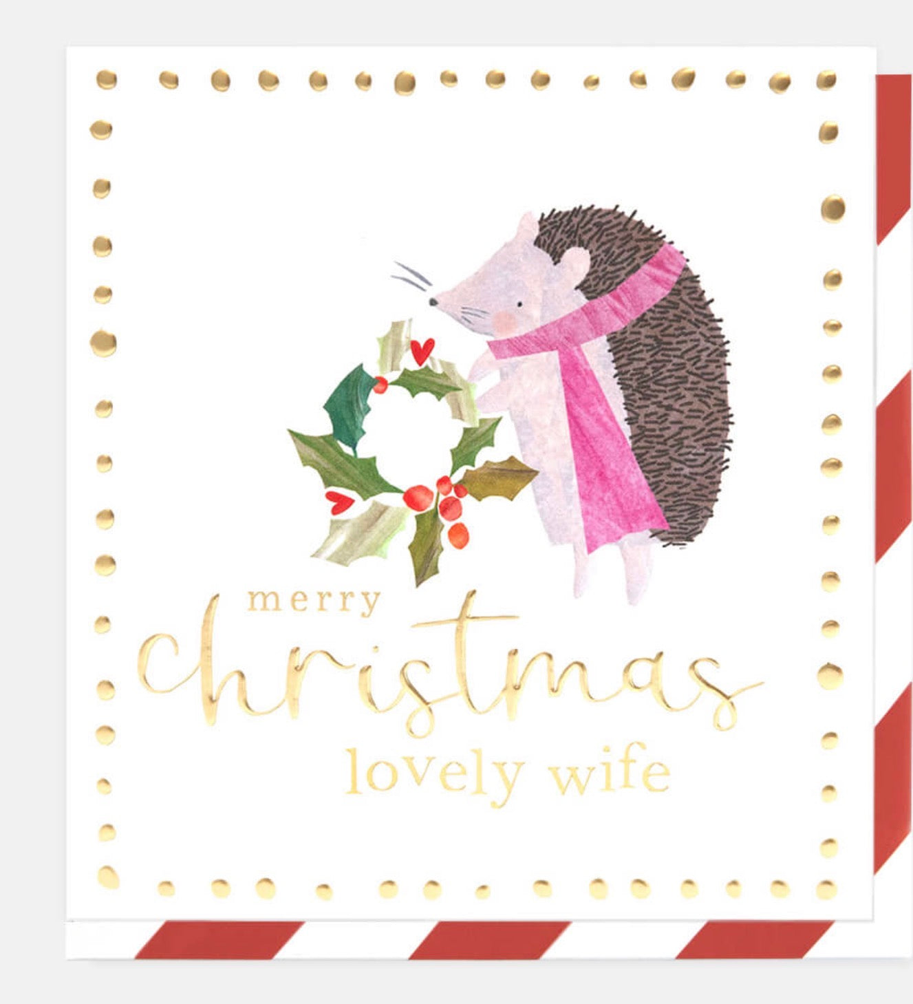 Caroline Gardner Lovely Wife Christmas Card