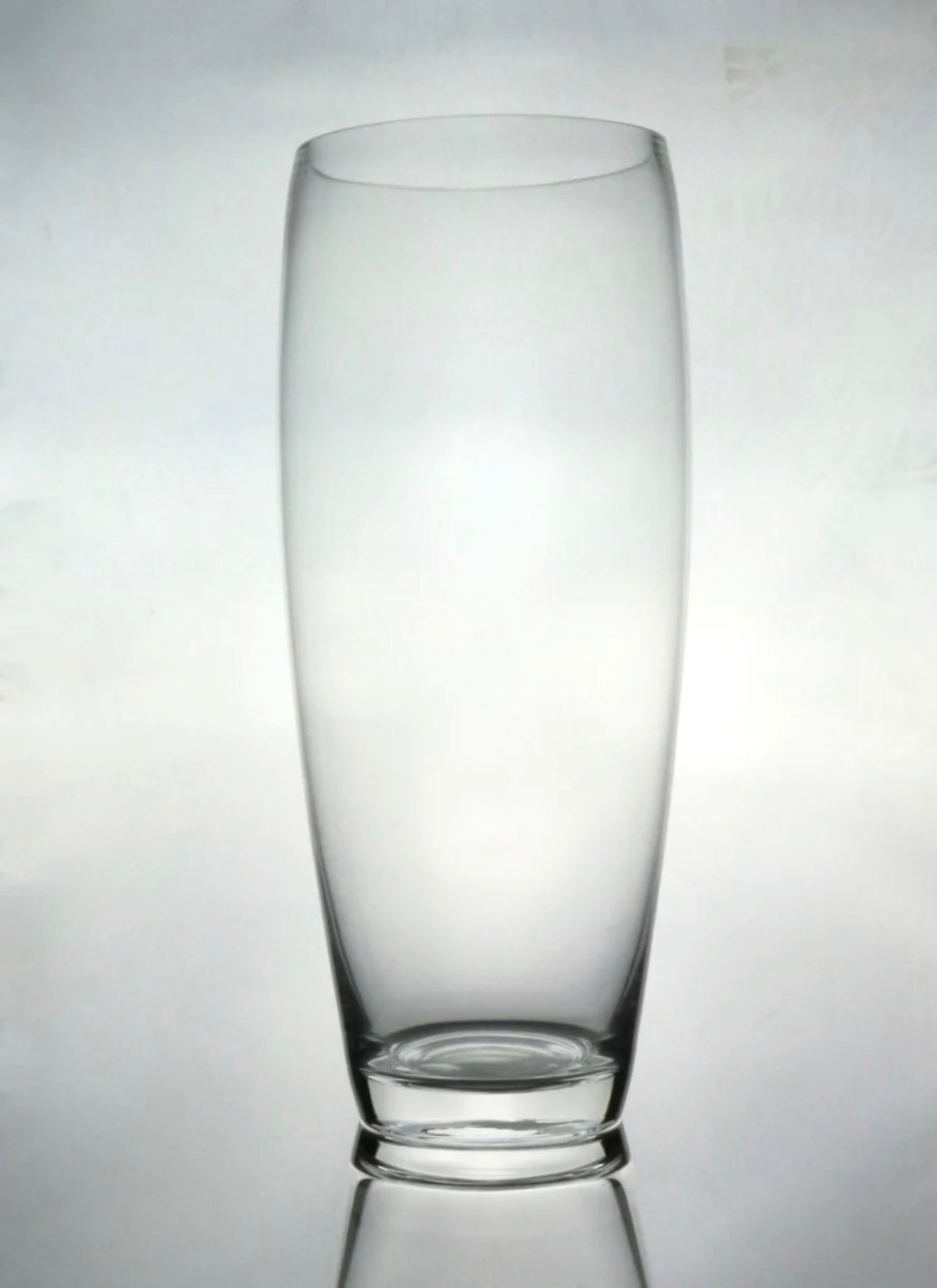 Glass 30cm Almond Vase Clear