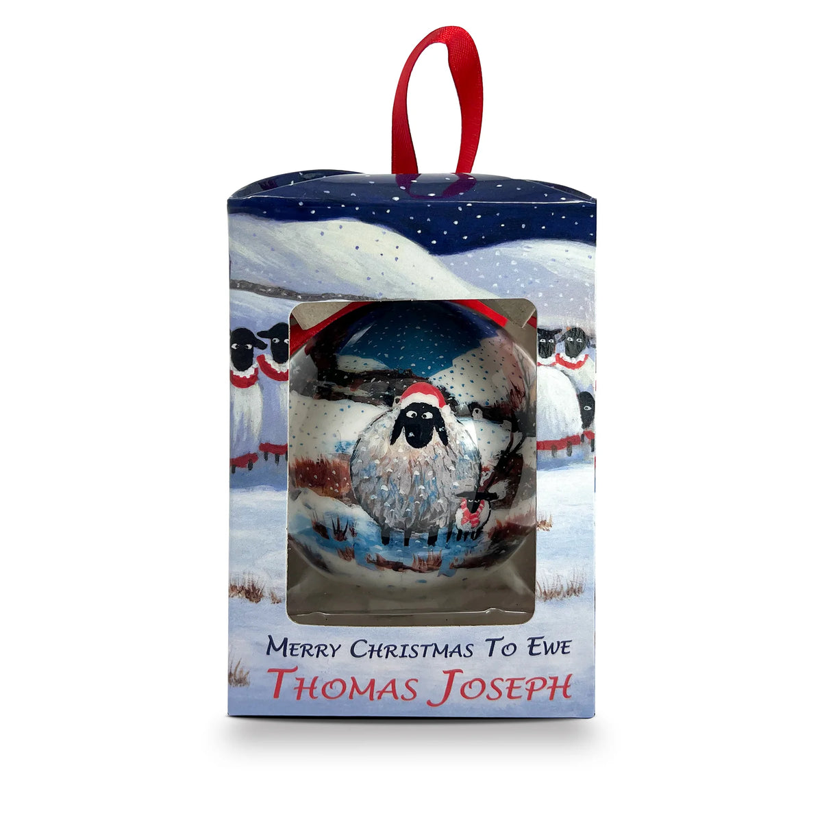 Thomas Joseph Christmas Bauble, ‘Snow Joke’