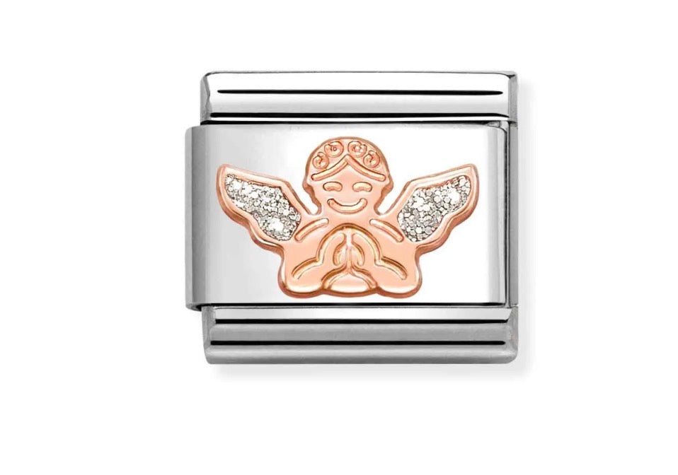 Nomination Composable Classic Link Angel With Glitter 430205/30