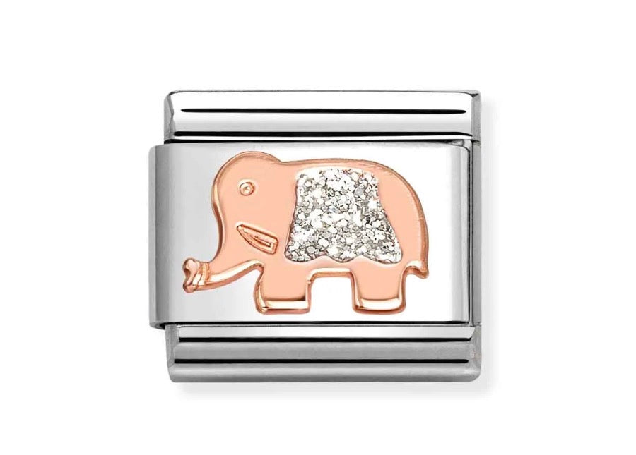 Nomination Composable Classic Link Elephant With Glitter 430205/36