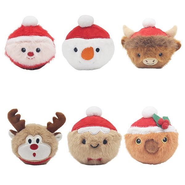 Cuddly Christmas Bouncy Ball