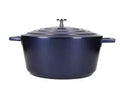Masterclass Casserole Dish 5Litre , Metallic Blue