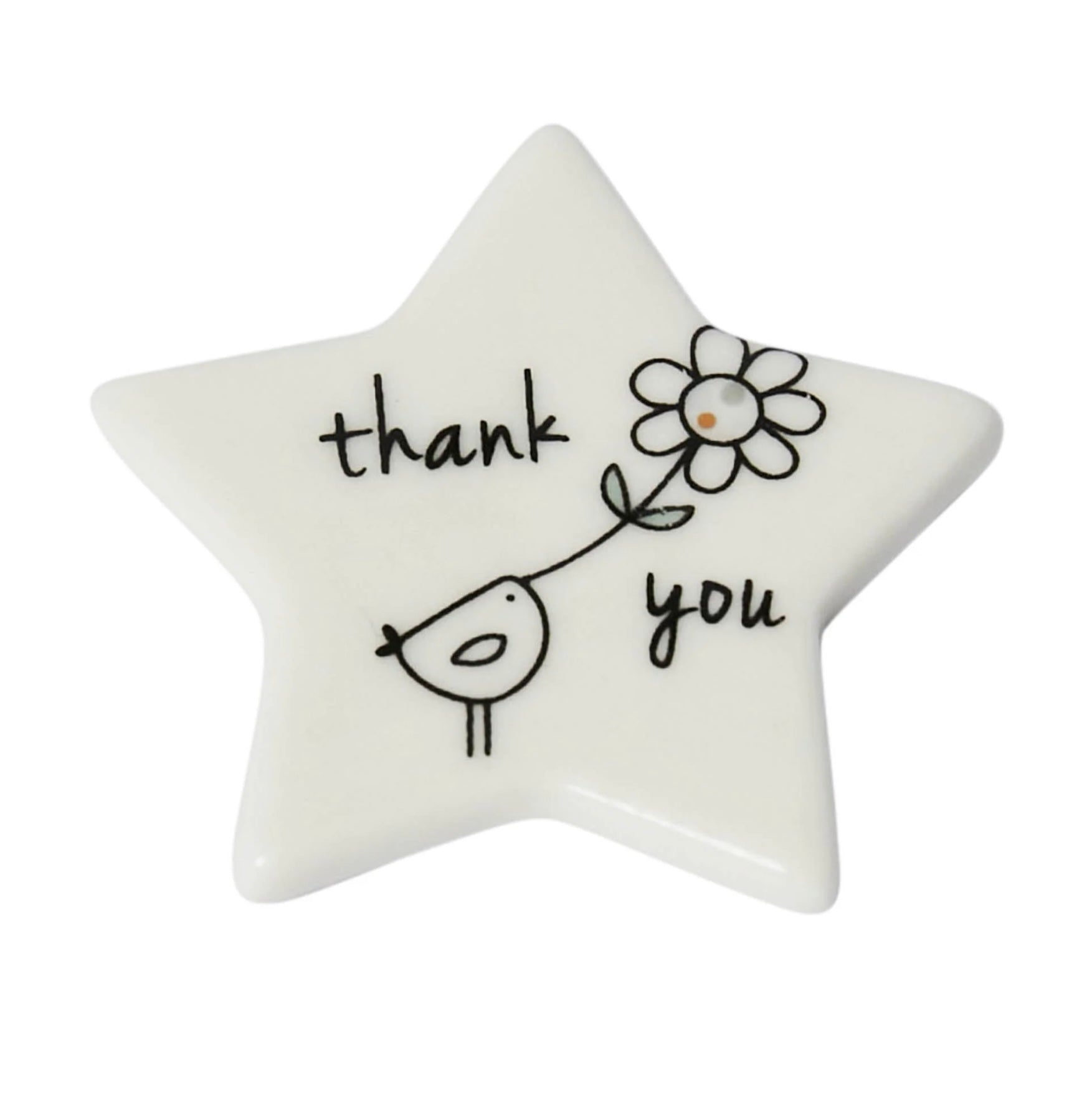 Belly Button Designs Slim Token Thank You Star